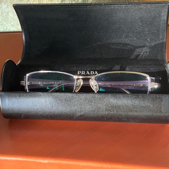 Prada Eyeglass frames, crystals & flex arms - Picture 7 of 7
